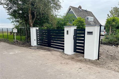 Overzicht van verschillende soorten hekwerk en bijpassende poorten
