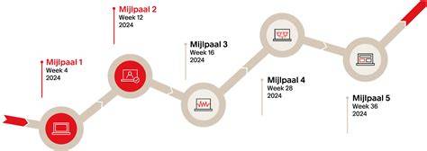 Infographic: Verloop van de werkzaamheden en belangrijke mijlpalen
