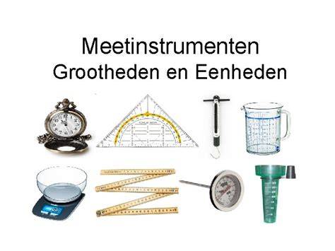 voorbeeld opstelling experiment met meetinstrumenten