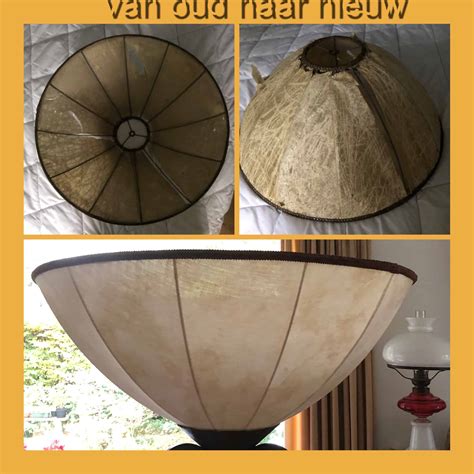 Afbeelding van een lampenkap en wandbekleding gemaakt met restlaminaat