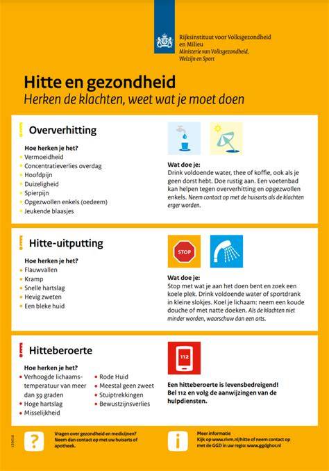 Infographic: Signalen van hitteberoerte en koeltechnieken voor dakwerkers
