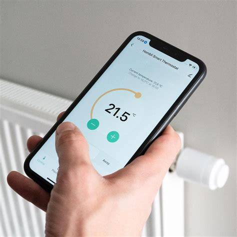 Infografiek: werking van slimme thermostaatknoppen en wandthermostaat