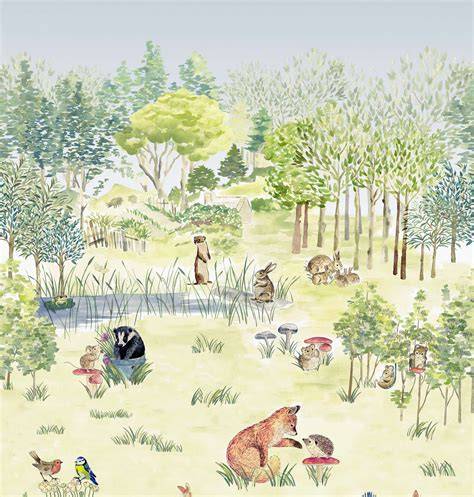 Foto: Potter’s Woodland - Spring mural