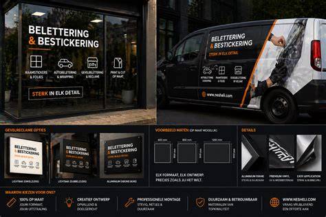 Infographic: Belettering en reclame-ecosysteem in Wageningen