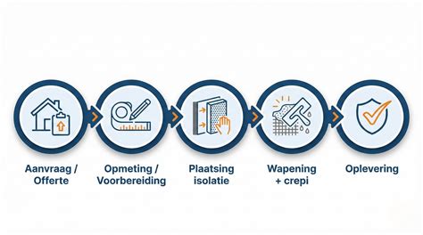 Infographic: Stappenplan schilderwerk van voorbereiding tot oplevering