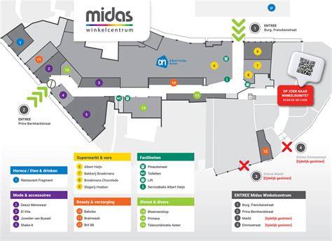 Infographic: toekomstvisie en fases van Midas Winkelcentrum