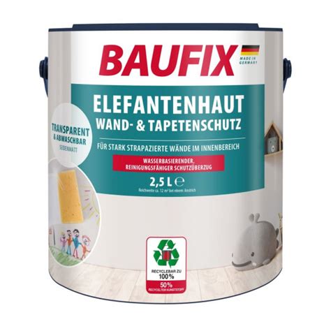 BAUFIX Olifantenhuid muur- en behangbescherming transparant - voorbeeldvernis