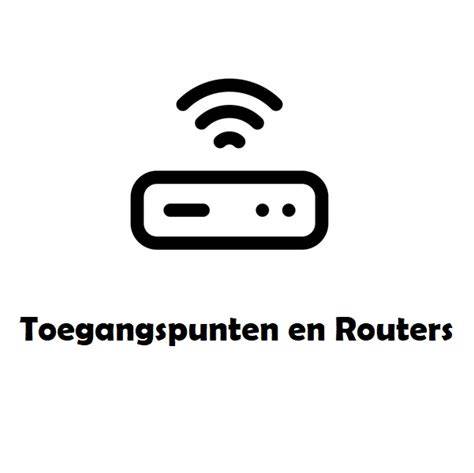 Diagram van toegangspunten en netwerkinfrastructuur
