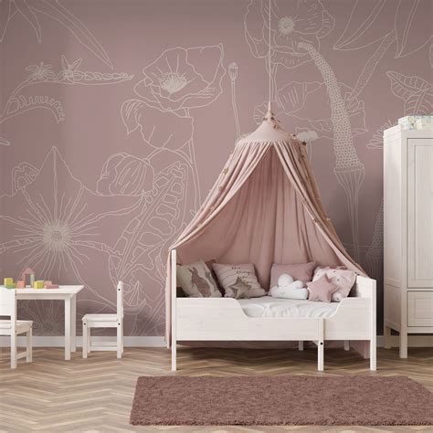 Kinderkamer inspiratie: dierenbehang en zachte kleuren