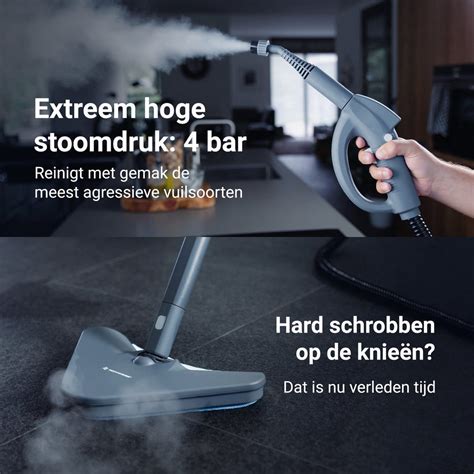 Infographic: Stappenplan gebruik BLACK+DECKER stoomreiniger