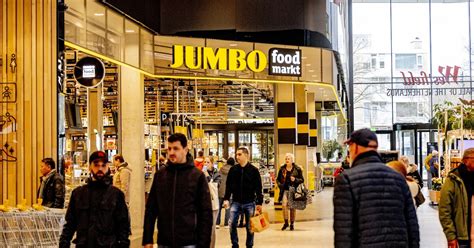 Historische foto van een Jumbo-supermarkt ter illustratie van de evolutie.