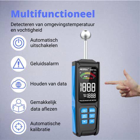 Clip-on vochtmeter voor apparaten