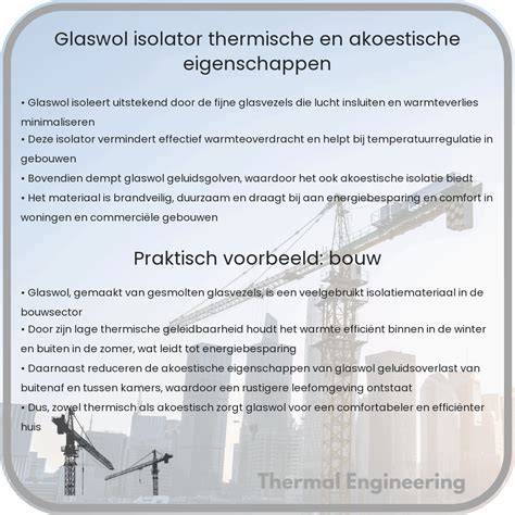 Infographic: Eigenschappen en toepassingen van glaswol 180mm