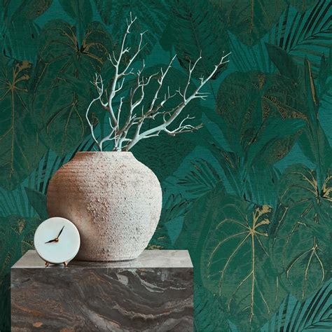 Groen vliesbehang inspiratie beeld