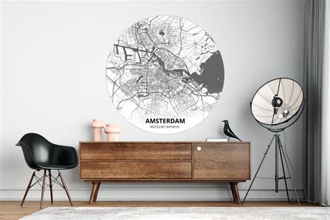 Behangcirkel voorbeeld City Circles Noordwand