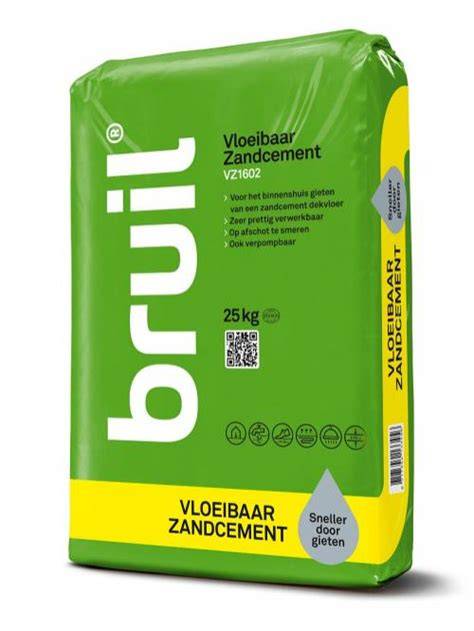 Infographic: vergelijking vloeibaar zandcement vs traditioneel zandcement