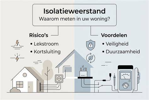 Infographic: Overzicht van isolatieweerstand, spanning en testprocedures