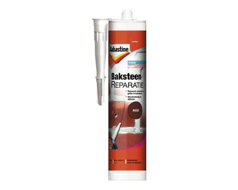 Verschillende kleuren Alabastine Baksteenreparatie (rood, roodbruin, geelbruin)