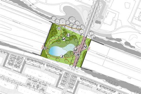 Illustratie: The Mayor-ontwikkelingsgebied naast Meanderpark