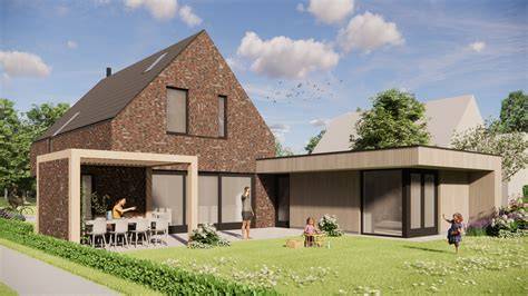 Infographic: Layout van de woning met veranda, hoekkozijnen en dakkapellen