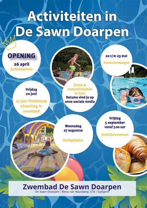 Infographic: Vernieuwing van zwembad De Sawn Doarpen, Gytsjerk - stappen en partijen