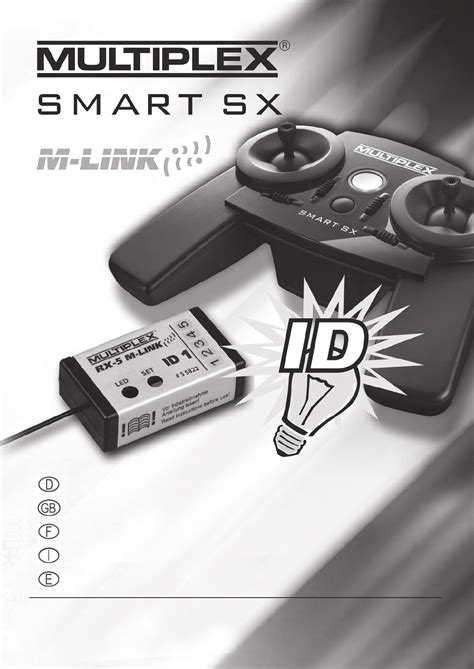 Schema van de Multiplex SMART SX M-LINK Set met de belangrijkste onderdelen