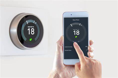 Slimme thermostaat en wifi-stekker infographic
