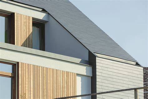Deckplaat met Cedral TECTA vezelcementleien en VMZinc afwerking