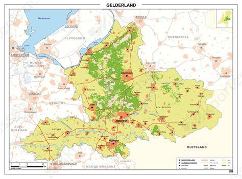 Asbestdaken-kaart Gelderland en gebiedsgerichte aanpak kaart