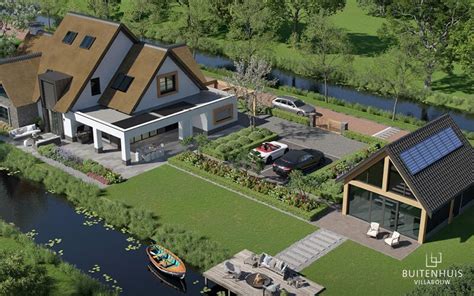 Illustratie van een romantisch landschapswerk met landelijke elementen geïnspireerd door de Barbizon-traditie