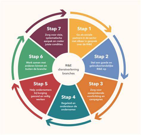 Infographic: RI&E-stappenplan voor dakwerkzaamheden