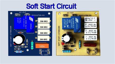 Diagram: soft-start en soft-stop werking