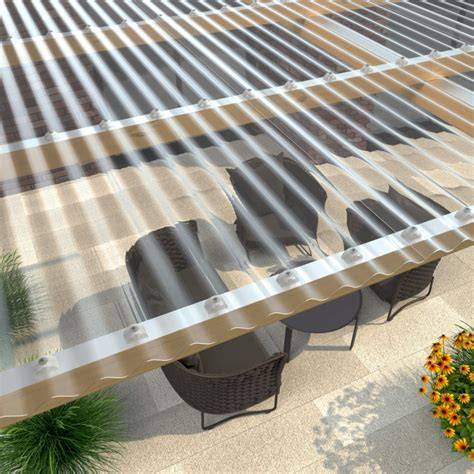 Diagram: draagconstructie en overlappartnerwerking van golfplaten