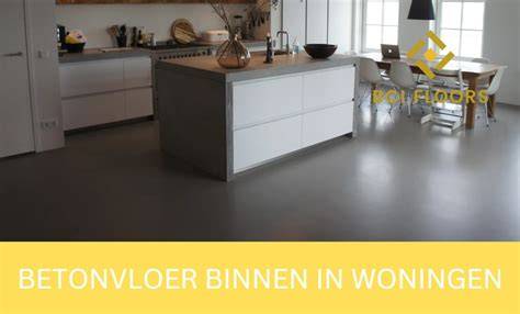 illustratieve kaart van vloerverwarming en betonvloeren in woningen