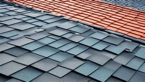 Foto: verschillende kleuren bitumen dakbedekking