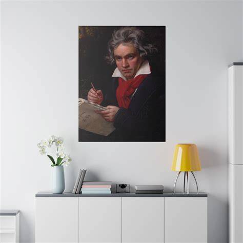 Beethoven canvas print mock-up