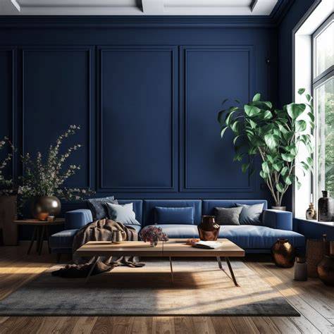 Infographic: Kleurenpsychologie blauw in interieur