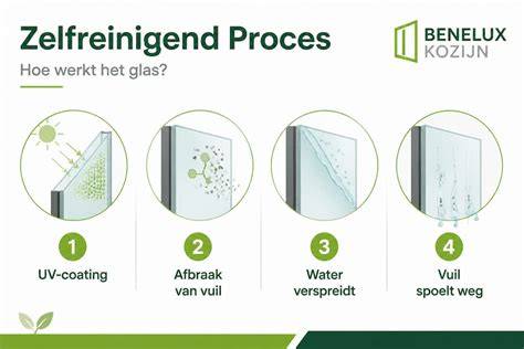 Infographic: Hoe werkt Easy Clean-coating op glas?