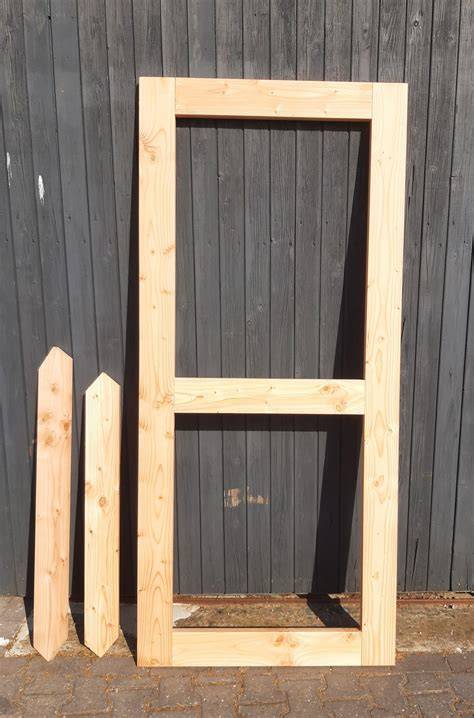 Schema van deurframe met MDF bekleding