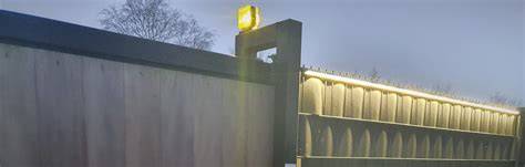 Diagram:Systeemintegratie van hekwerk, verlichting en alarm