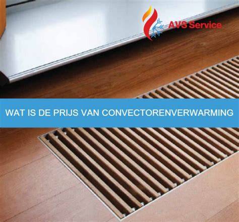 Convectoren vs vloerverwarming infographic