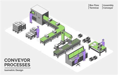 Fabriek productie en montage overzicht
