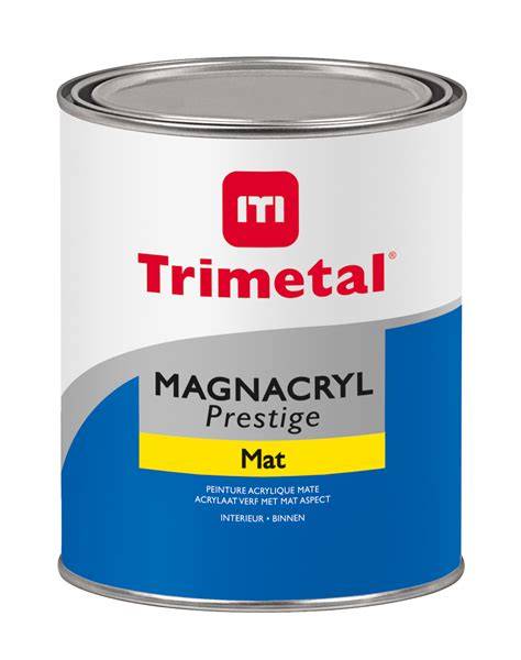Foto: Trimetal Magnacryl Prestige Mat afwerking