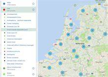 Kaart van groene gevels in Nederland ( ClimateScan-achtige visualisatie )