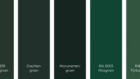 Infographic: Kleurenpalet Keralit en Donkergroen RAL 6009