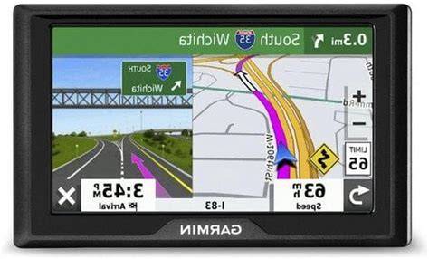 Kaartweergave van navigatiesysteem met belangrijke locaties