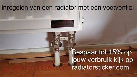 Infographic: veelvoorkomende lekkageouders bij radiatoren - koppeling, voetventiel, kraan en ontluchter