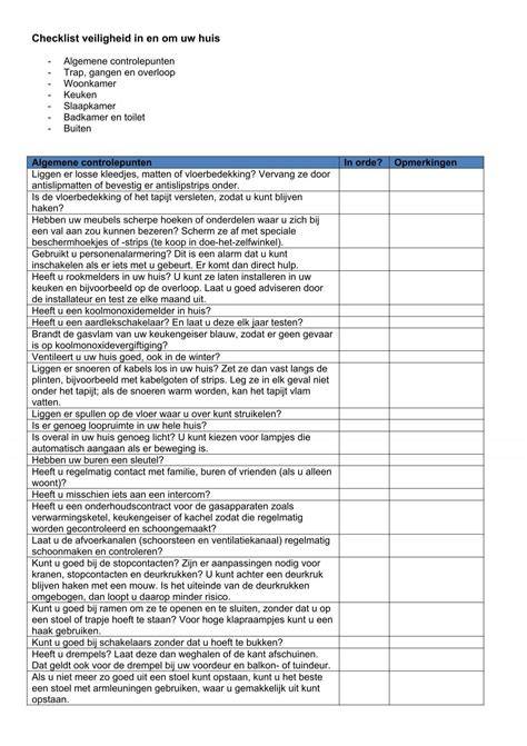 Checklist veiligheid dakreiniging