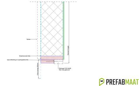 Detail van betegelde wand met correcte voegafwerking