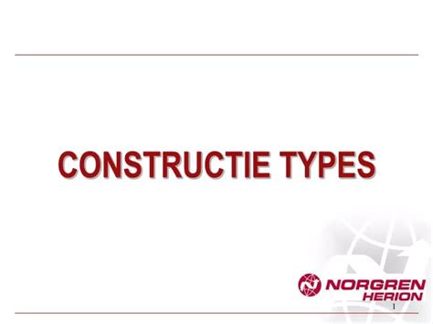 Constructie types en plaatsing